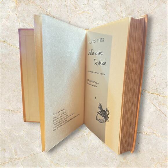 Stillmeadow Daybook Gladys Taber 1955 Vintage Book + Original Sketch - Picture 5 of 11